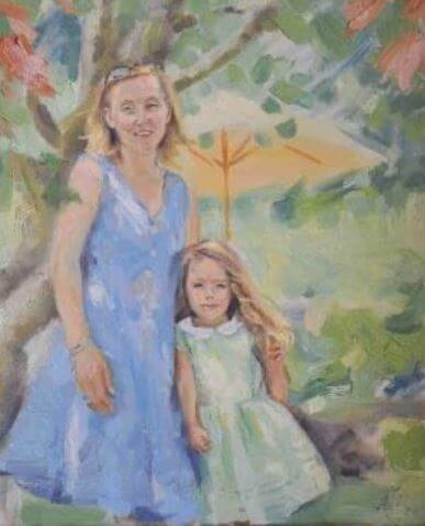 Painting made by Rose Boorman’s mom, Eleanor Boorman.